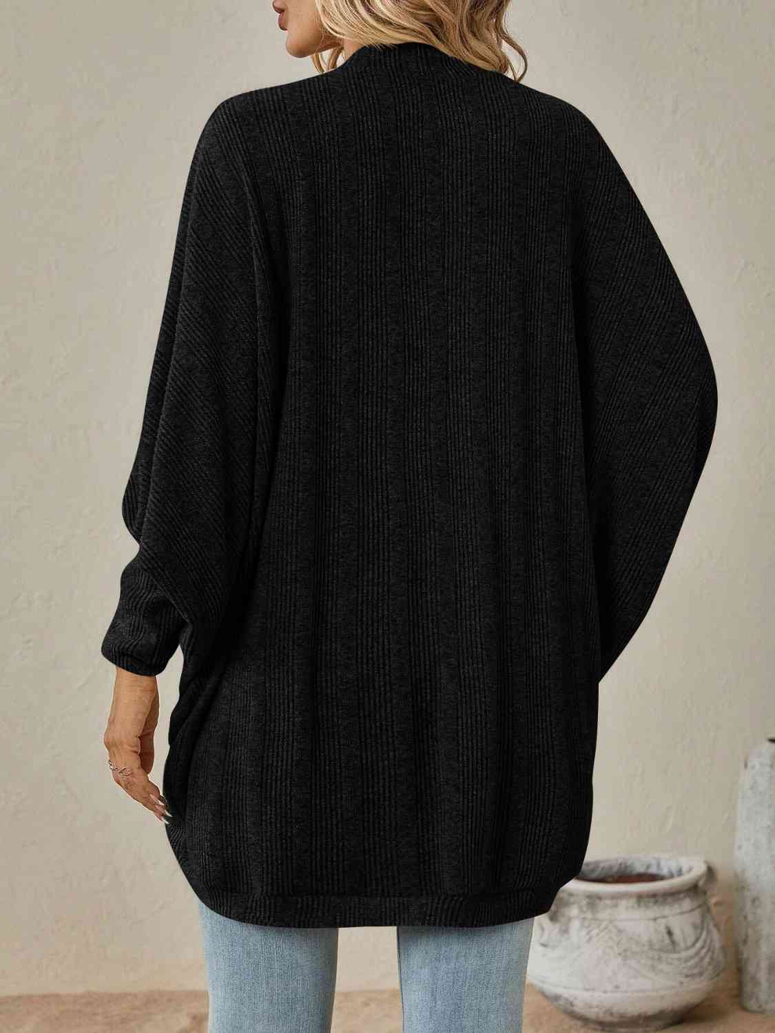 Modischer Cardigan mit offenem Design und lässiger Passform