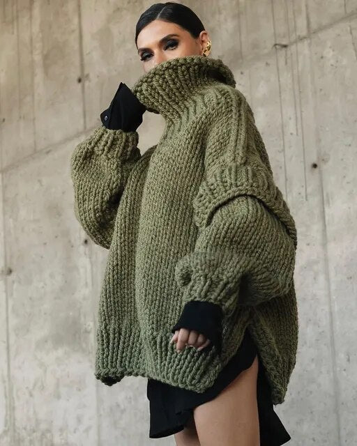 Kuscheliger Oversize Pullover für Damen – Ideal für kalte Tage